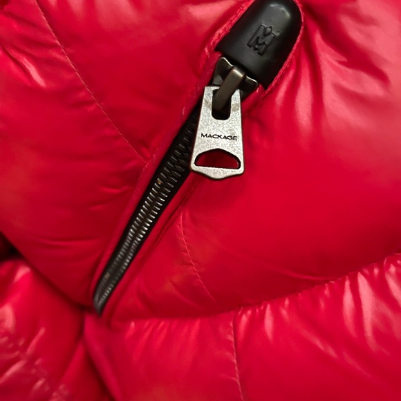 Mackage red down puffer - Picture 4 of 7